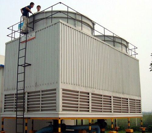 闭式冷却塔施工现场图