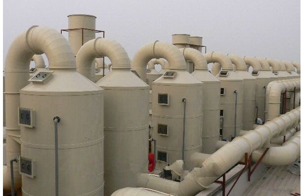 玻璃钢净化塔成功案例图